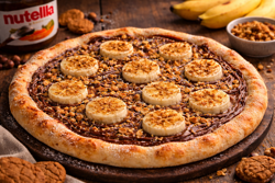 Pizza Nutella-Banane Giulietta - Dessert gourmand